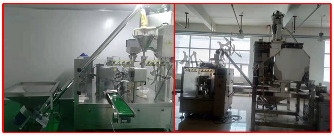 客戶廠房星火雞精全自動包裝機(jī)設(shè)備展示